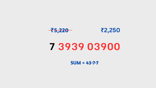 7 3939 03900